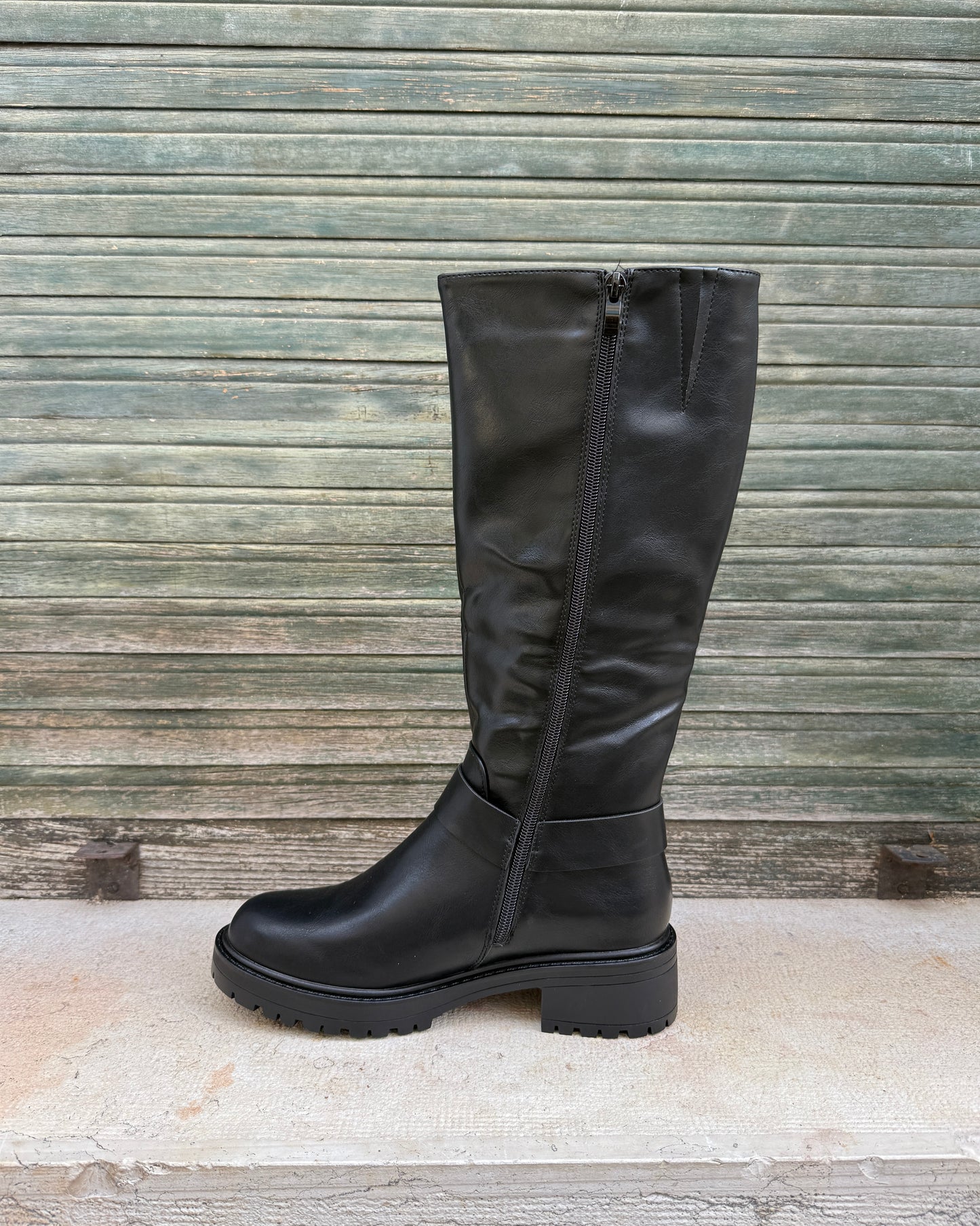 Stivale Biker Nero