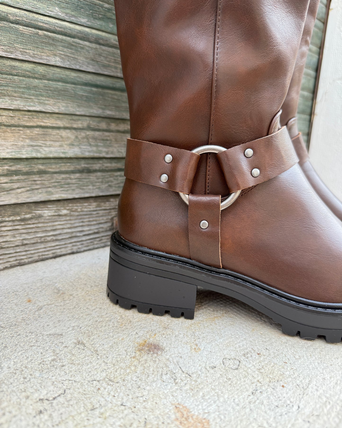 Stivale Biker Brown