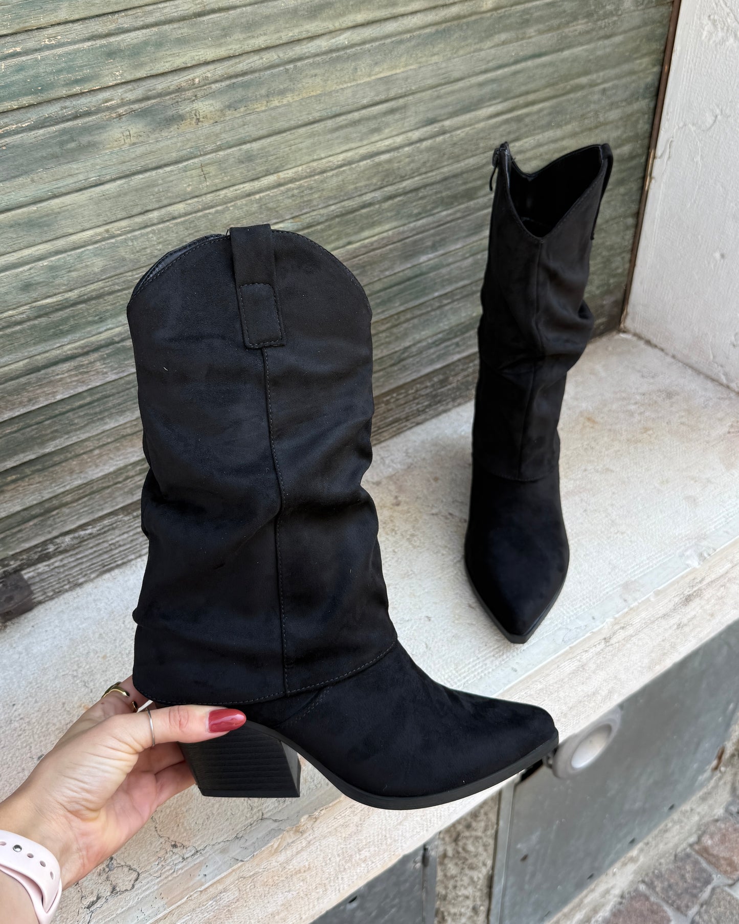Stivali Daytona Suede Nero